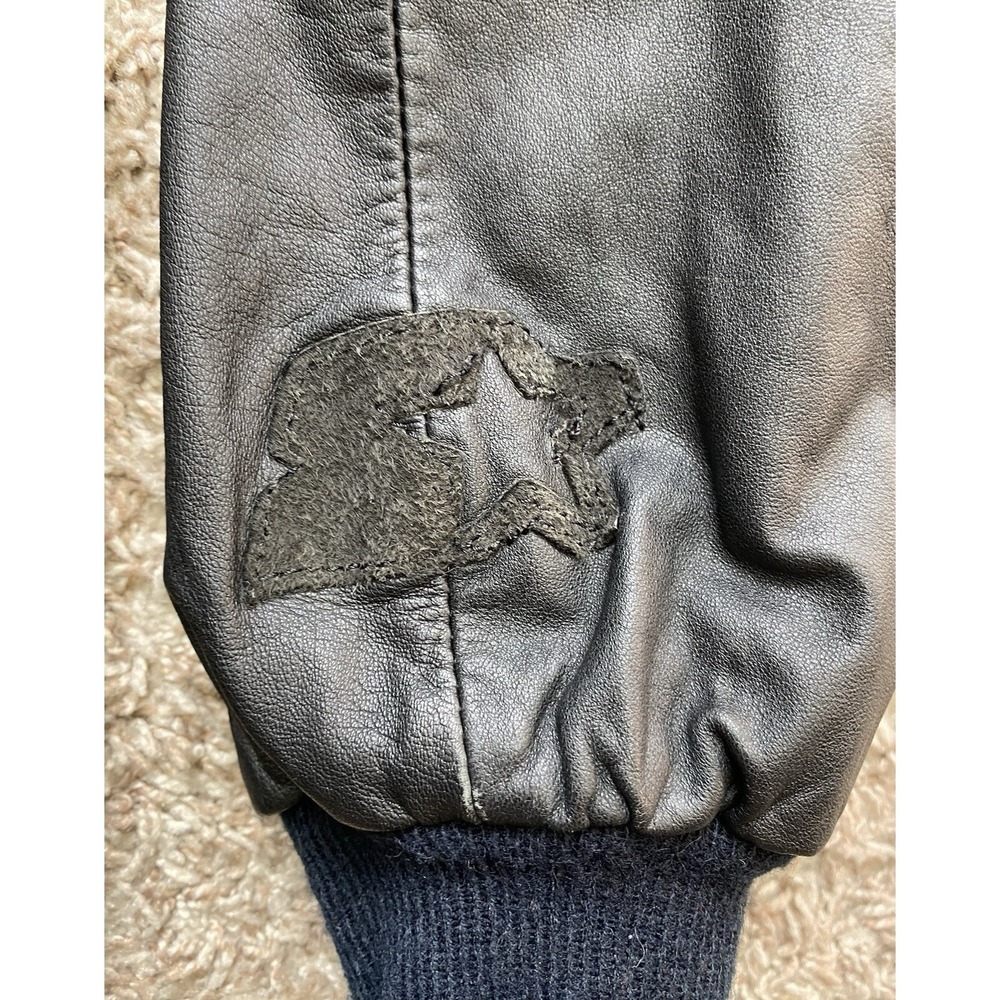 Vintage 90's‎ Starter Detroit Pistons NBA Leather Wool Varsity Jacket Men's XL - Picture 5 of 15